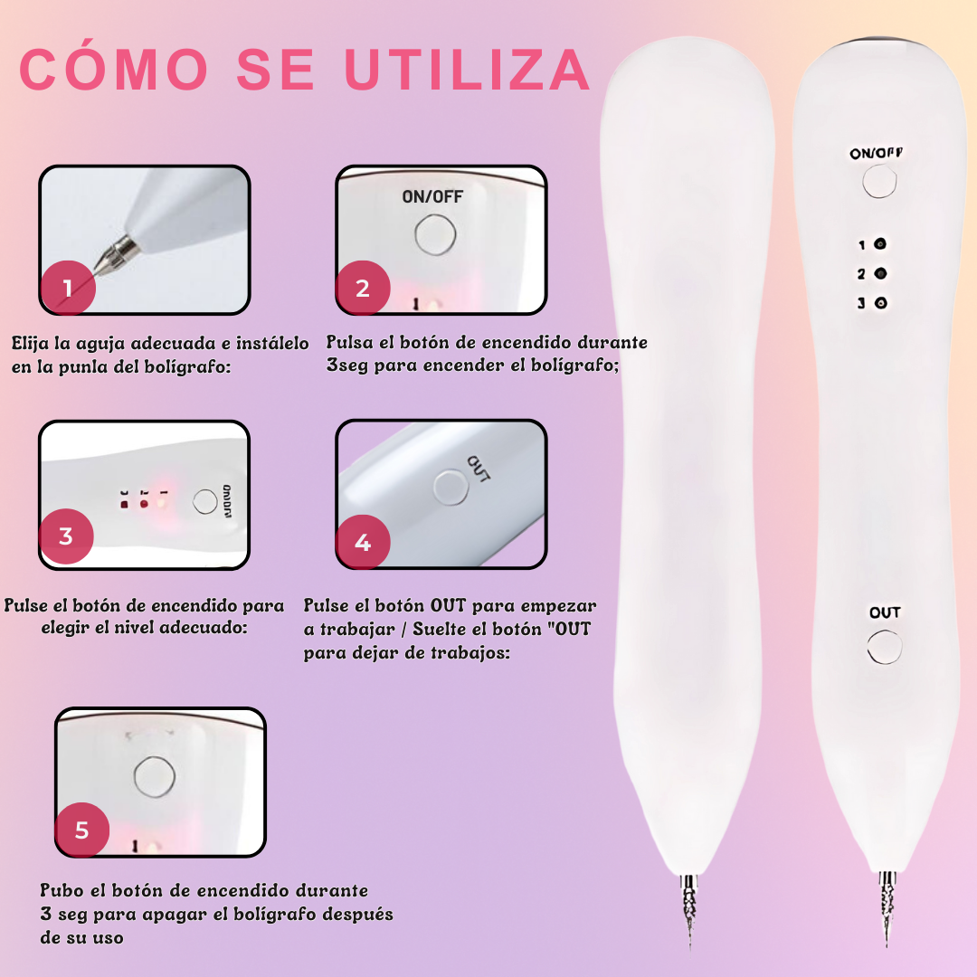 PLUMA LASER - CAUTERIZADOR PARA ELIMINACION DE VERRUGAS