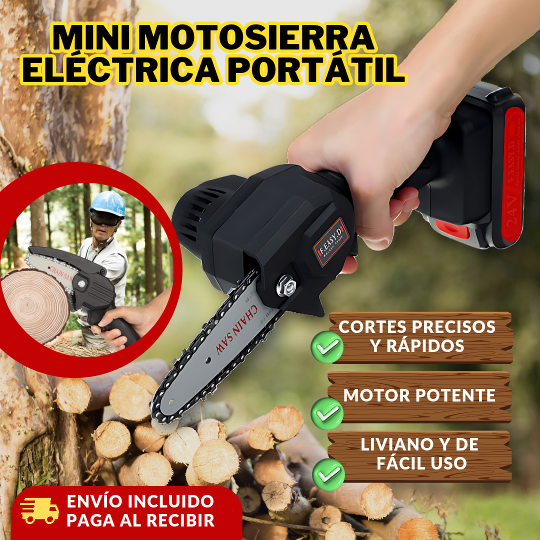 MINI MOTOSIERRA ELECTRICA PORTATIL UltraForce™