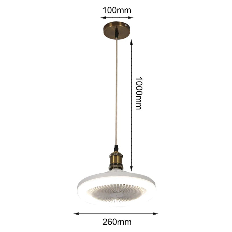 💡 LAMPARA VENTILADOR 2 EN 1 CON CONTROL REMOTO