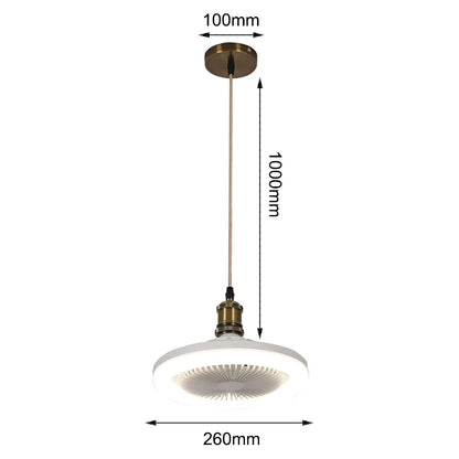 💡 LAMPARA VENTILADOR 2 EN 1 CON CONTROL REMOTO