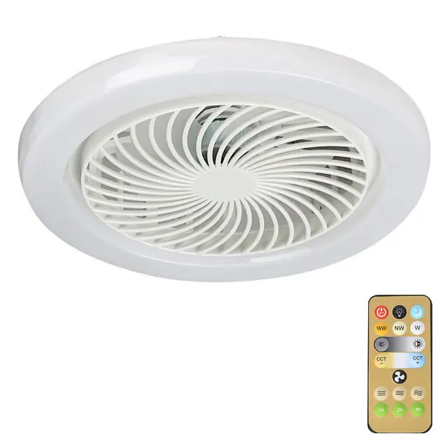 💡 LAMPARA VENTILADOR 2 EN 1 CON CONTROL REMOTO