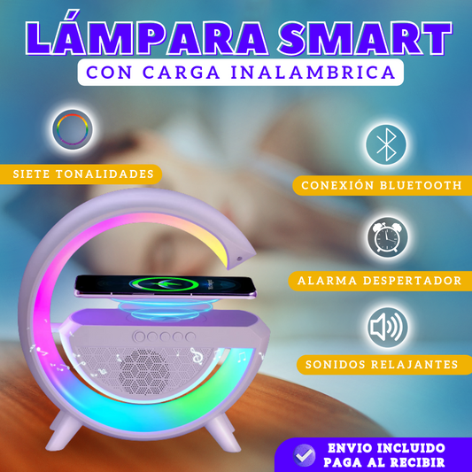 LAMPARA SMART CON CARGA INALAMBRICA