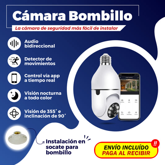 FOCO CAMARA WIFI 360º  💡